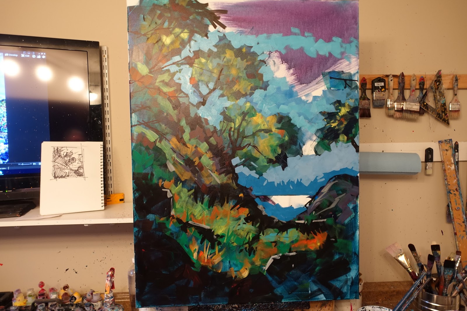 Brian Buckrell's GO TO YOUR ROOM ! New under paintings