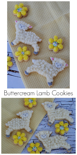 buttercream lamb sugar cookies by Sweet Jenny Belle