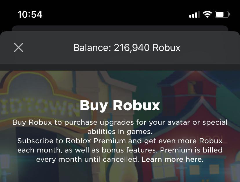 Free Robux Proof