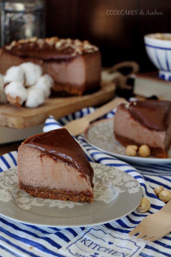 Cheesecake de Nutella y Plátano - Cookcakes de Ainhoa
