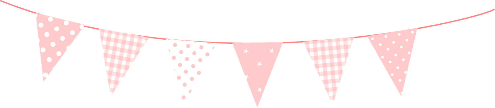Free Printable Mini Bunting Polka Dot Bunting Party Decoration 