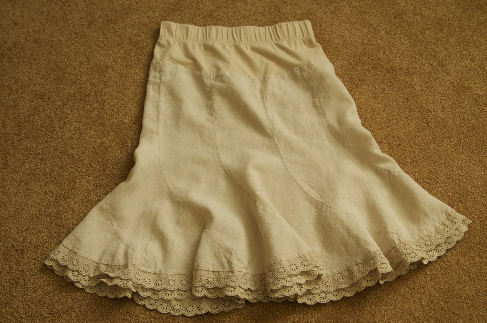 RoseVine Creations Repurposed clothes into skirts