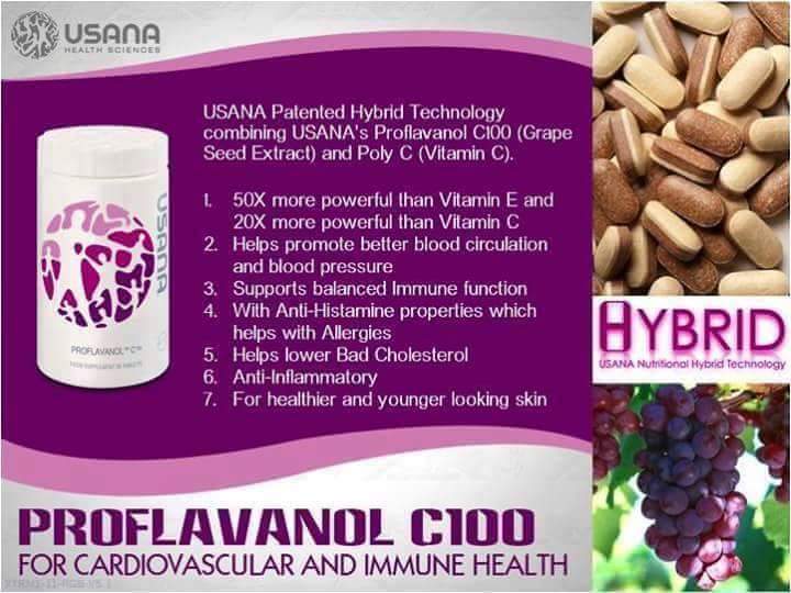 Usana products GRAPE SEEDS EXTRACT COVERED SCIENTIFIC STUDIES THIS