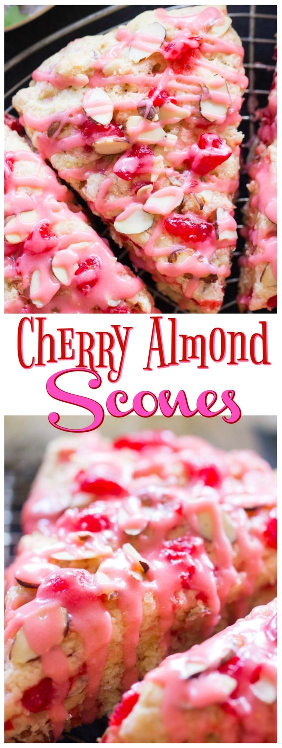 Cherry Almond Scones Cherry Almond Scones