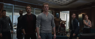 avengers paying attention towards someone or something avengers, marvel, avengers endgame, captain marvel