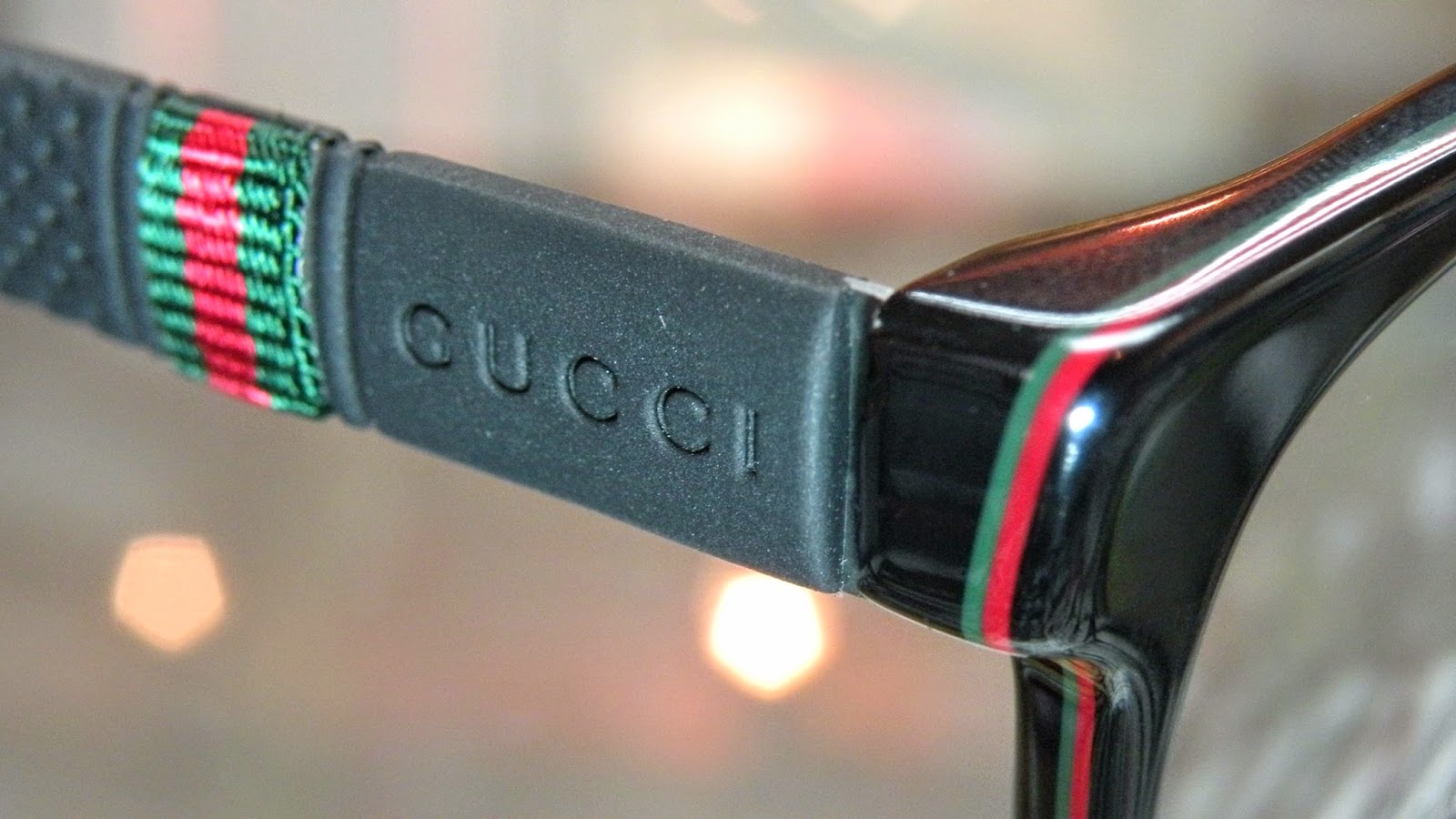 Gucci 眼鏡架 紅綠黑經典配搭 GG9108F