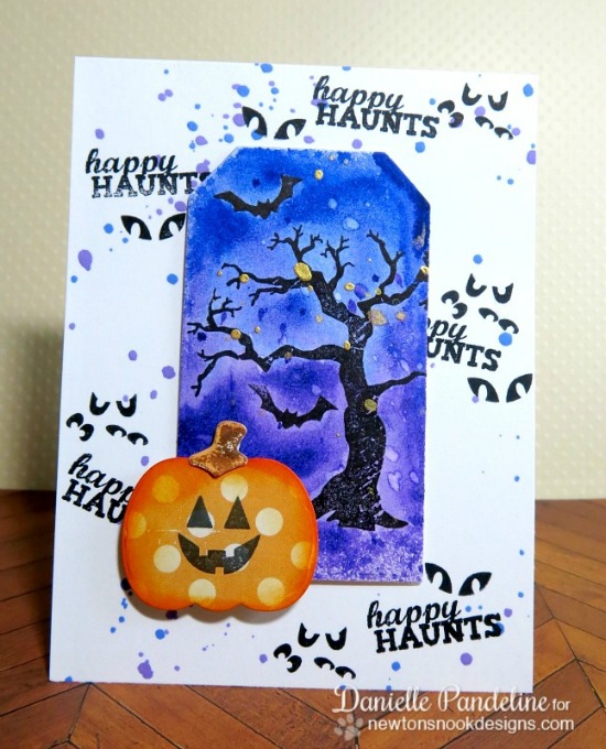 Happy Haunts Halloween Card by Danielle Pandeline | Stamps by Newton's Nook Designs