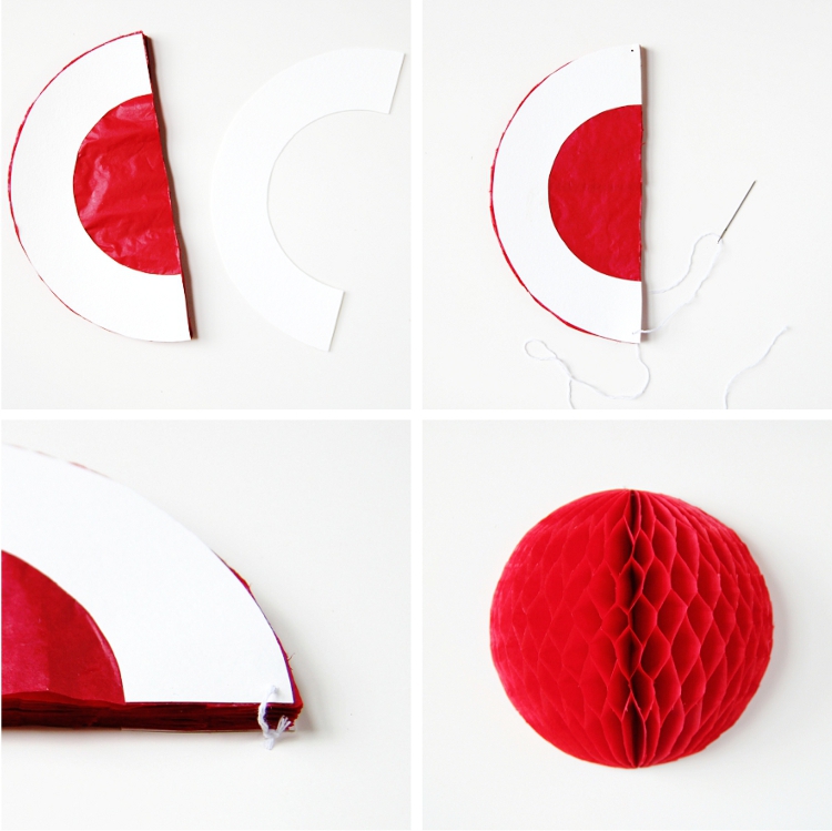 DIY TISSUE PAPER BALLS. Gathering Beauty