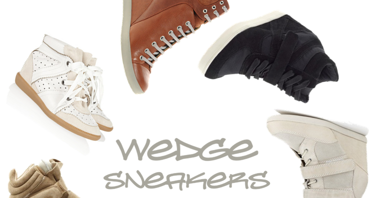 wedge sneakers trend