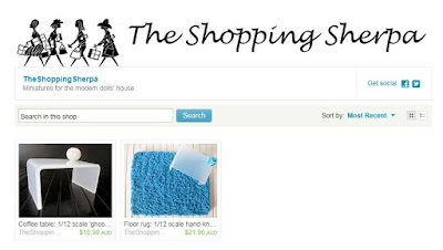 Screemshot of a newly-opened Etsy store.