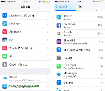 Cách khắc phục điện thoại iphone hết pin nhanh Cach khac phuc dien thoai iphone het pin nhanh
