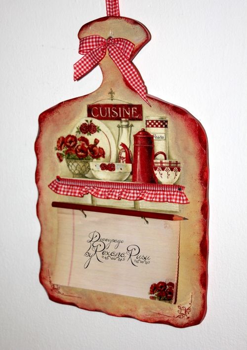 Imprimolandia Recicla una tabla de cortar con decoupage