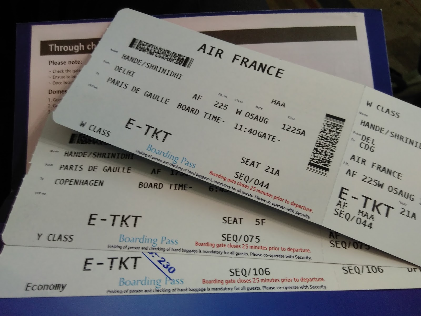 France Premium Economy-detailed experience! - eNidhi India Travel Blog