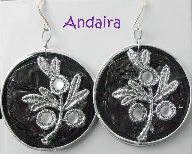 Andairadas: Pendientes hechos con cápsulas nespresso