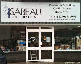 Isabeau Inspirations Quilt Shop, Crosshands, Llanelli