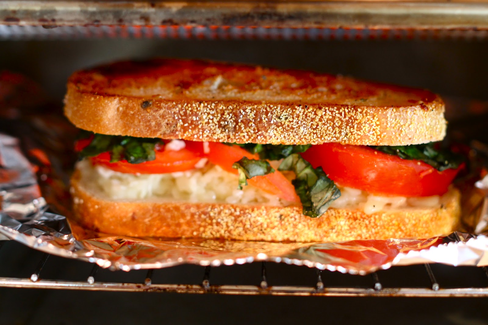 Yammie's Noshery: Caprese Grilled Cheese
