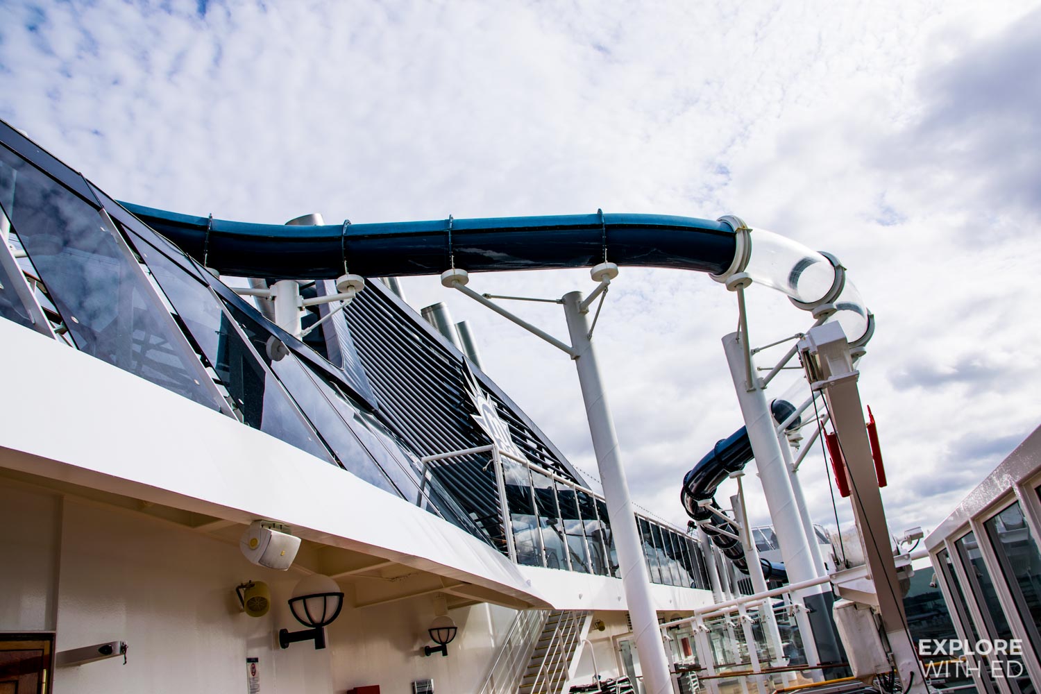 MSC cruise ship water slides