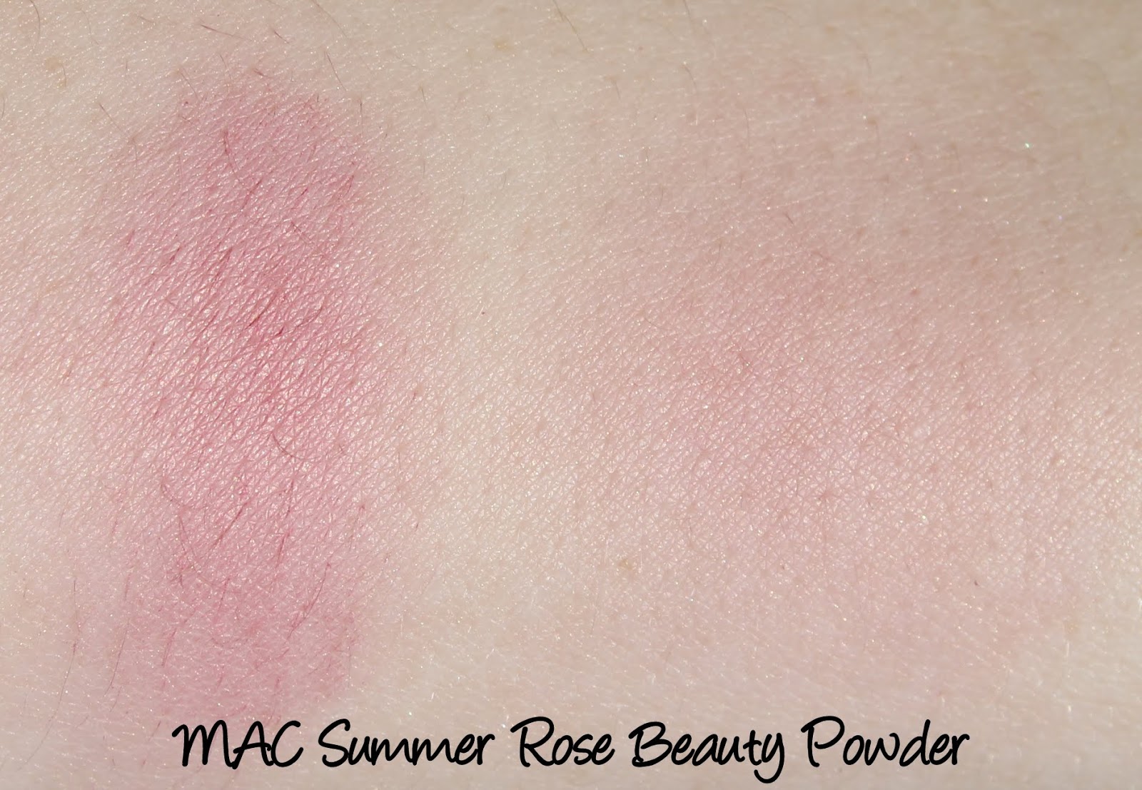 MAC Monday: Summer Rose Beauty Powder Swatches & Review