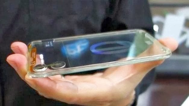 El primer celular transparente