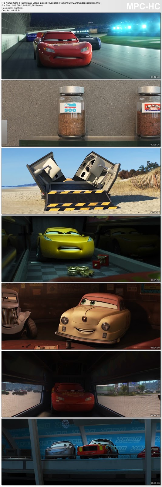 Capturas de la película.