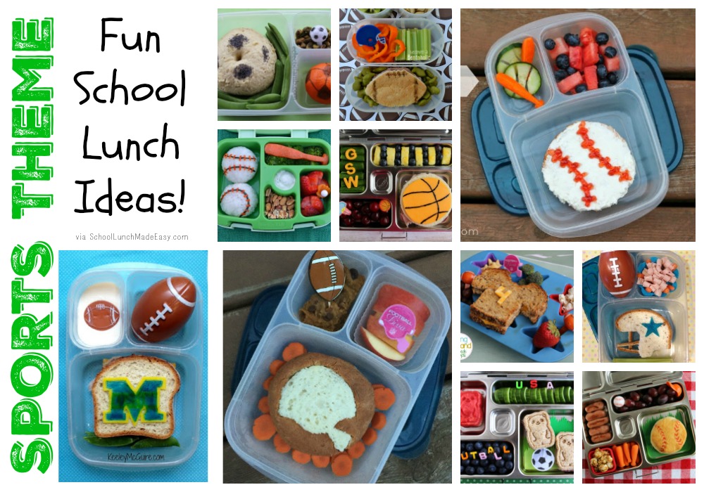 Gluten Free & Allergy Friendly Lunch Made Easy Sports Themed Ideas