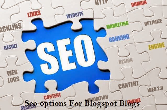 Search engine friendly options for blogspot blogs