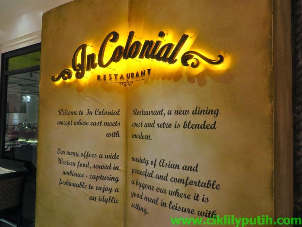 CikLilyPutih The Lifestyle Blogger: Buffet Ramadhan 2014 Di In Colonial ...