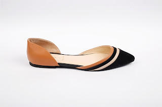 Lucy Flats - Black Tan Nude Lucy Flats - Black Tan Nude