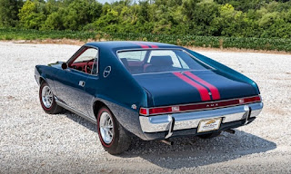 1968 American Motors Corporation (AMC) AMX 1968 AMC AMX Sports Coupe Rear Left