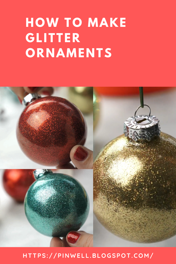 How to Make Glitter Ornaments