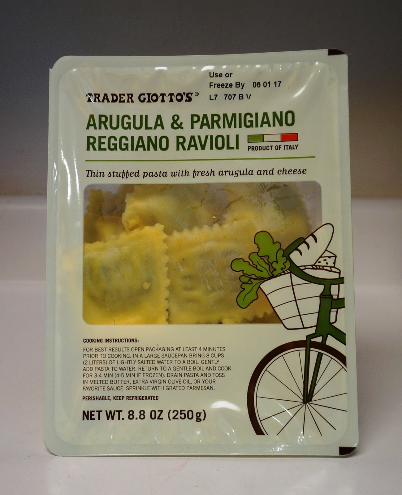 Exploring Trader Joe's Trader Joe's Arugula & Parmigiano Reggiano Ravioli