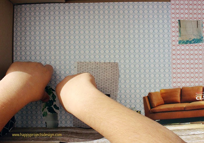 Casa de muñecas DIY: collage