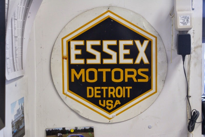 JMJ Auto Signs and Memorabila Essex Motors Porcelain Collectible Sign