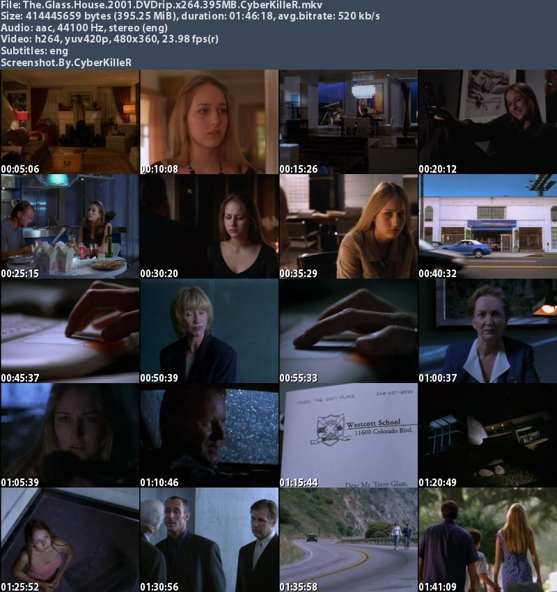 The Glass House (2001) DVDrip 400MB | Movies Zone