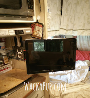 Fantastic way to mount a tv in a camper or rv - genius! Step-by-step instructions!