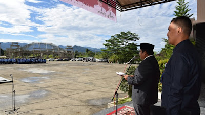 Wakil Bupati Pimpin Upacara Peringatan Hari Lahir Pancasila ke-73