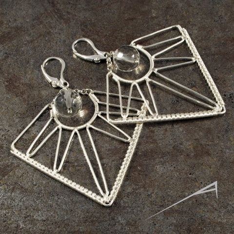 wire wrapped earrings