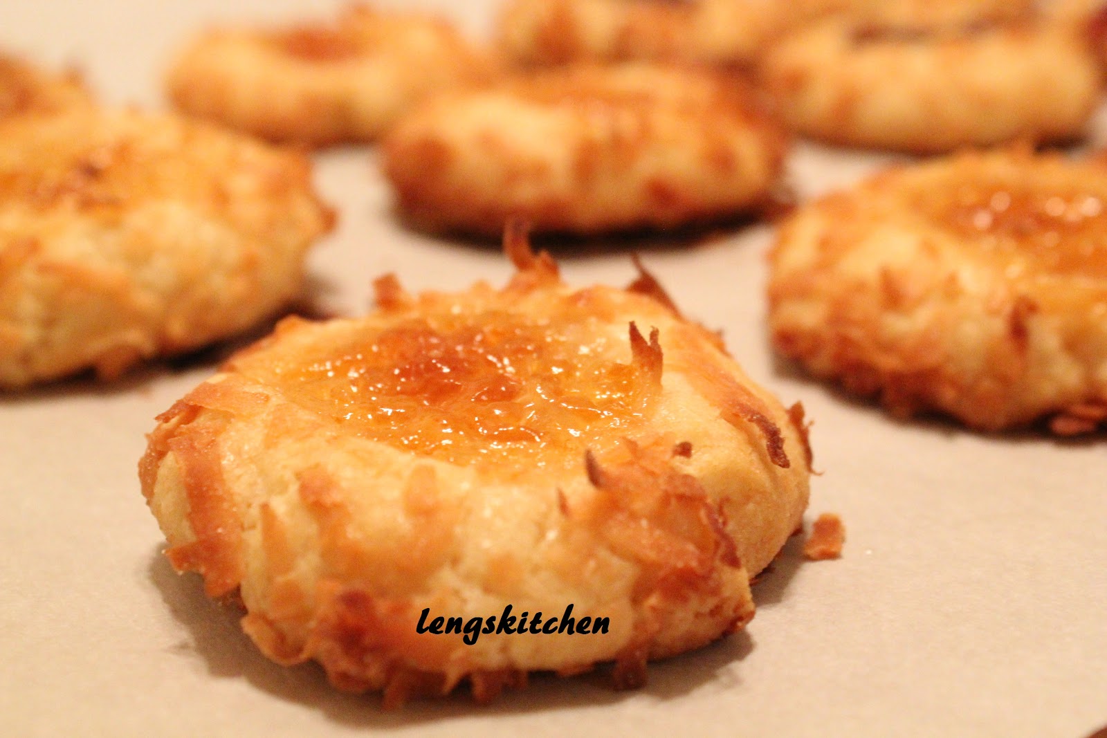 Kitchen Chaos Jam Thumbprint Cookies