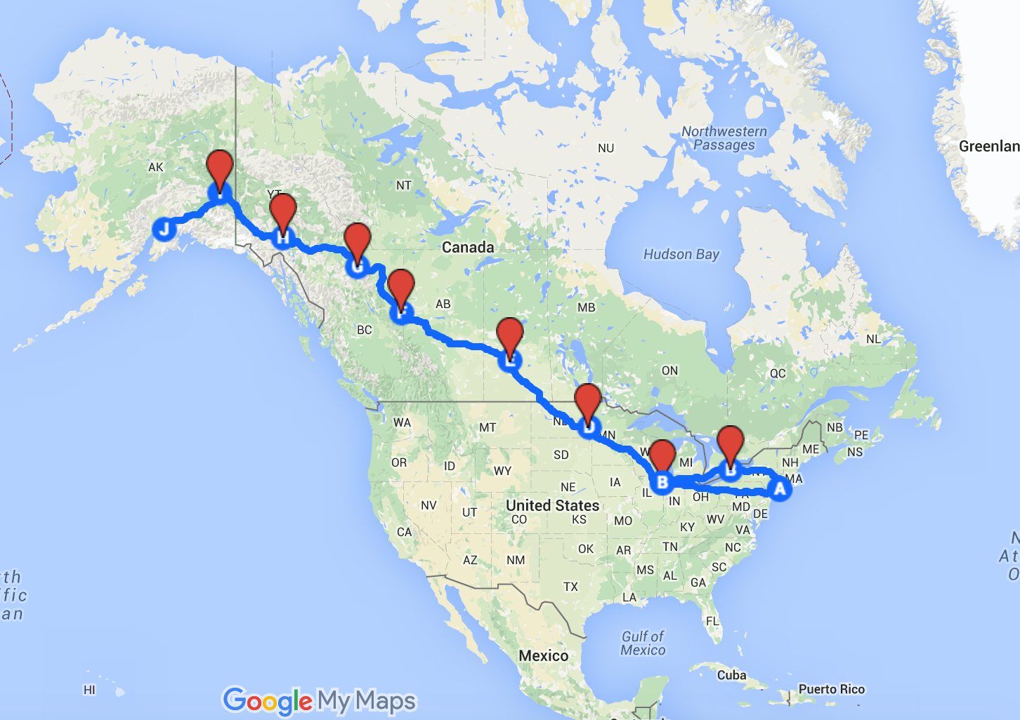 David's Blog Driving to Alaska from New England