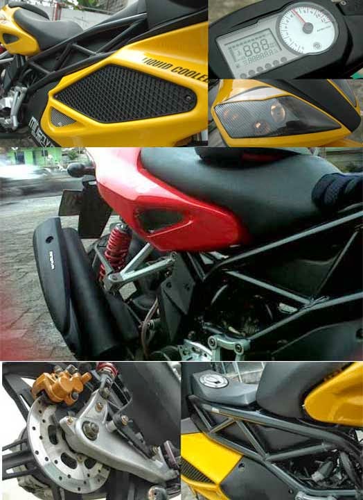 Minerva GTR 170, Review & Test Ride si Skutik Futuristik Spek Motor