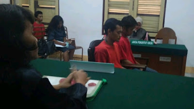 Duo  Jambret Jalanan "Lemas" Divonis 3 Tahun Penjara