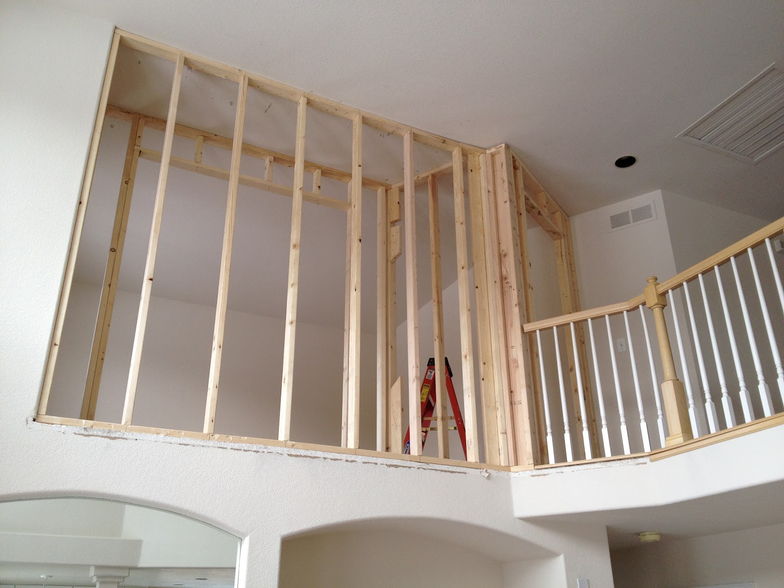 The Wire Basket Loft turned Bedroom