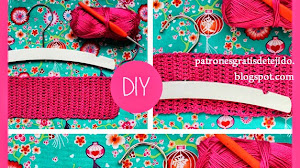 Cómo forrar perchas con tejido al crochet y flores aplicadas paso a paso
