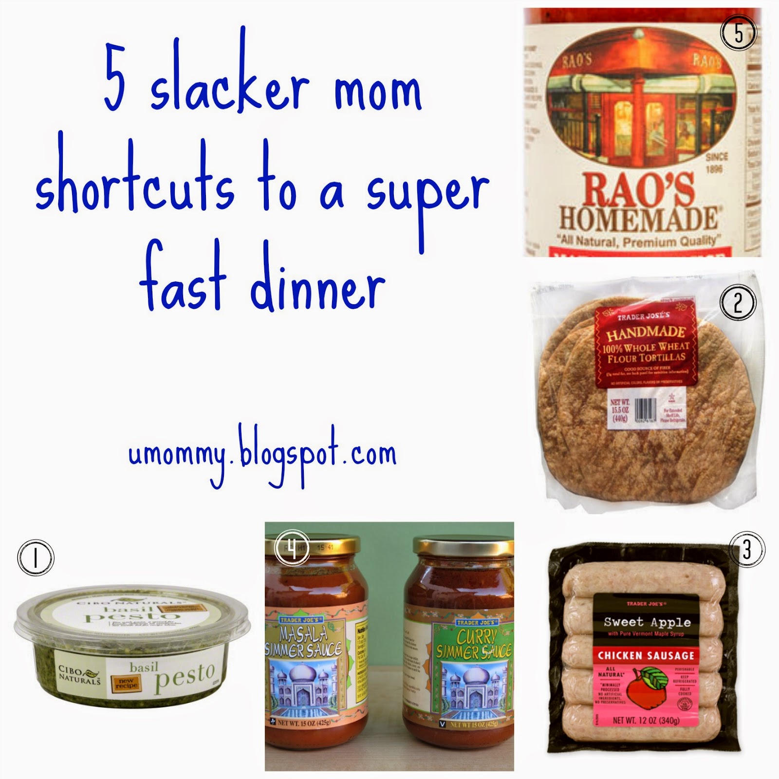 5 slacker mom shortcuts to super fast dinner
