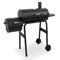 Char-Broil American Gourmet Offset Smoker, use as a food smoker, BBQ or Charcoal Grill