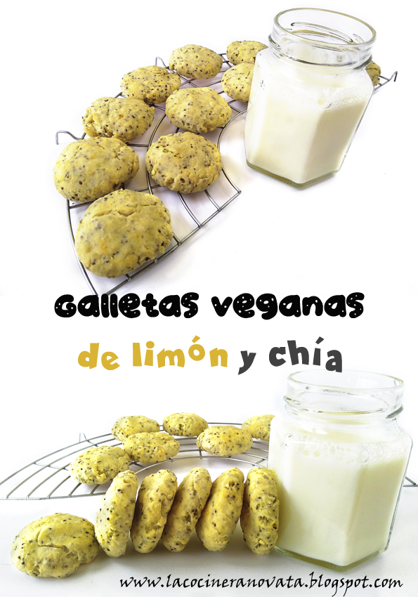 
galletas Veganas De Limón Y Chía
