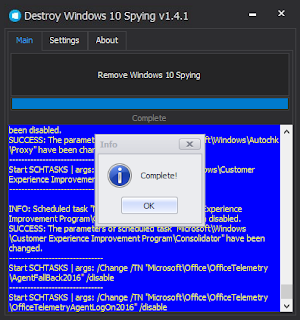 Destroy Windows 10 Spying 1.5 Build 448