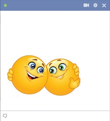 Facebook Smileys Hugging - Hug Emoticon