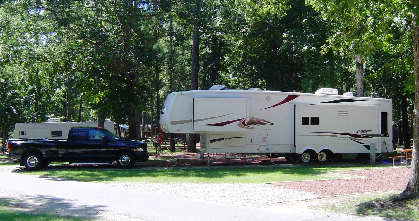 Stories about our RV parking places KOA Myrtle Beach, SC