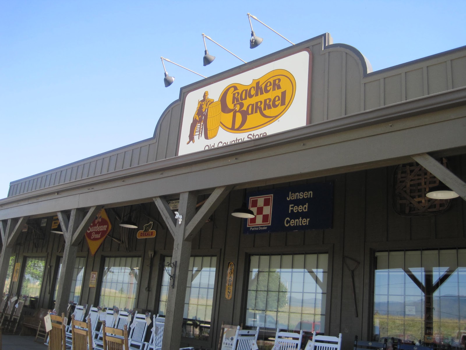 Hungry Woman Eats Cracker Barrel (Missoula, Montana)